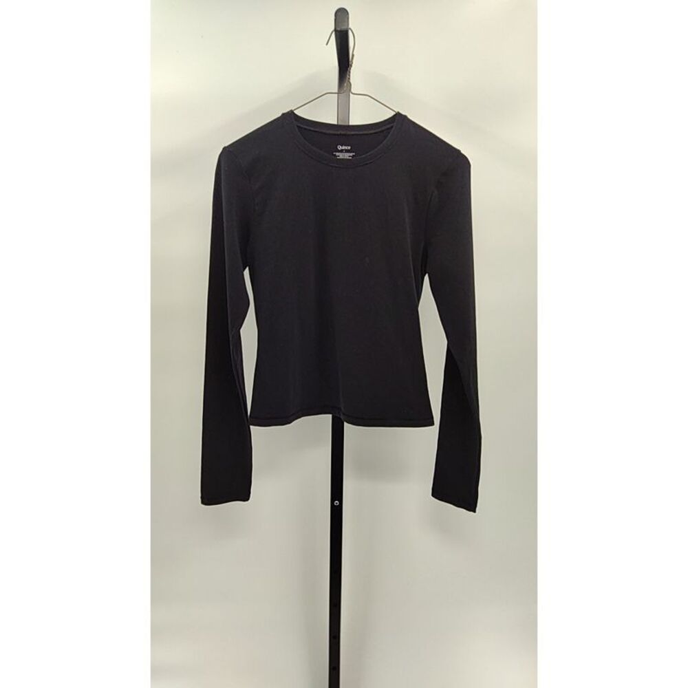 Quince Women Flowknit Breeze Long Sleeve Top Black S